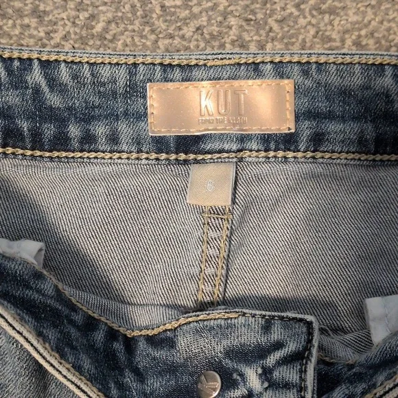 NWT Kut from the Kloth Zoe Denim Mini Skirt Size 6 - Picture 2 of 7